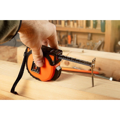 Neo Tools Рулетка Super Black, 5мx25мм, з фіксатором змотування, магніт