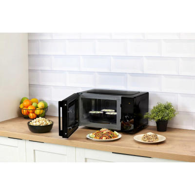 Мікрохвильова піч Gorenje, 20л, мех. керув., 700Вт, гриль, інвертор, чорний Мікрохвильова піч Gorenje, 20л, мех. керув., 700Вт, гриль, інвертор, чорний
