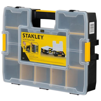 Органайзер Stanley Sort Master, 17 відділень, регульовані перегородки, 9х43x33см, пластик