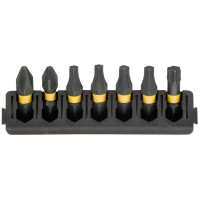 Біти DeWalt FlexTorq 25мм Рh2 Pz2 Т20 Т25 Т30 набір 7шт