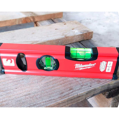 Рівень Milwaukee Slim Box, 20см, 2 капсули, алюмінієвий корпус