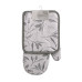 Набір прихваток для кухні ARDESTO Grey leaves 18х20см, 18х30см, 100% поліестер (верх), 100% бавовна (низ), cірий