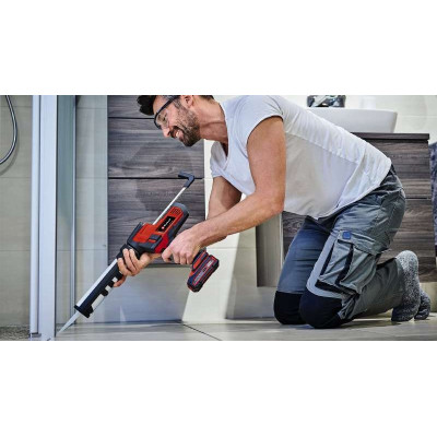 Einhell Пістолет для герметика TE-SG 18/10 Li - Solo акум., PXC, 18В, 2000 Н, 310 мл, 0.4-10 мм/с, 1.8 кг (без АКБ і ЗП)