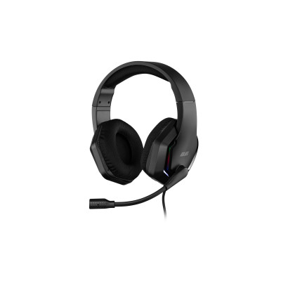 Гарнитура игровая 2E GAMING HG315, 7.1, USB-A, RGB, 2м, черный (2E-HG315BK-7.1)