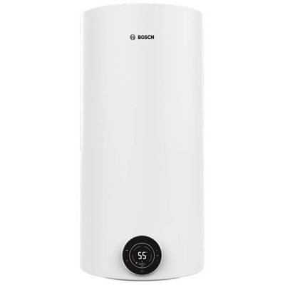 Водонагрівач електр. BOSCH круглий Tronic 4000T, 100л, 2кВт, сухий тен, вертикальний монтаж, електр. кер-ння, B, білий Водонагрівач електр. BOSCH круглий Tronic 4000T, 100л, 2кВт, сухий тен, вертикальний монтаж, електр. кер-ння, B, білий