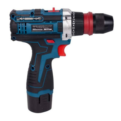 Шурупокрут-дриль акумуляторний Зеніт Профі ЗПША-12/20 DFR 12В 2х2А·год 25Нм 350·1500об/хв 1кг Шурупокрут-дриль акумуляторний Зеніт Профі ЗПША-12/20 DFR 12В 2х2А·год 25Нм 350·1500об/хв 1кг