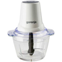 Подрібнювач Gorenje, 400Вт, чаша-1000мл, скло, білий