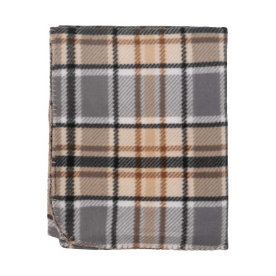 Плед ARDESTO Fleece 130x160см, 100% поліестер, клітинка, сірий Плед ARDESTO Fleece 130x160см, 100% поліестер, клітинка, сірий