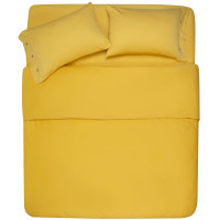 Простирадло ARDESTO Mix&Match, 240x260см, 100% бавовна, сатин, жовтий
