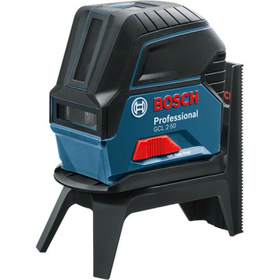 Bosch Нівелір лазерний GCL 2-50 + RM1 + BM3 + LR6 + кейс, ± 0.3 мм на 30м, до 15 м, 0.5 кг