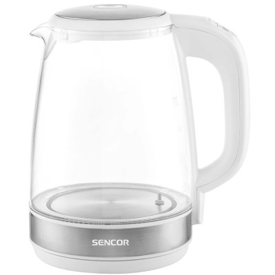 Електрочайник Sencor 2л, Strix, скло, білий Електрочайник Sencor 2л, Strix, скло, білий