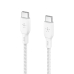 Belkin Кабель заряджання/синхронізації USB-С > USB-С 3м, 100Вт, плетений, білий Belkin Кабель заряджання/синхронізації USB-С > USB-С 3м, 100Вт, плетений, білий
