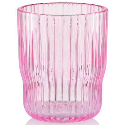 ARDESTO Набір склянок низьких 300мл, 2шт, скло, рожевий