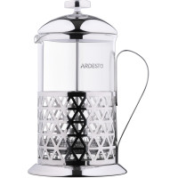 ARDESTO Френч-прес Gemini Fasano, 1000 мл, нержавіюча сталь, скло ARDESTO Френч-прес Gemini Fasano, 1000 мл, нержавіюча сталь, скло