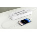 Подовжувач-фільтр мережевий Belkin 8хТип F, 3x1.5мм кв, 16А, USB-C/USB-C 30Вт, з захистом від перенапруги, 2м, білий Подовжувач-фільтр мережевий Belkin 8хТип F, 3x1.5мм кв, 16А, USB-C/USB-C 30Вт, з захистом від перенапруги, 2м, білий