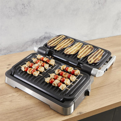 Гриль Tefal прижимний OptiGrill 4in1 XL 2200Вт, темп. режимів-4, з`ємні пластини, форма для випічки, метал Гриль Tefal прижимний OptiGrill 4in1 XL 2200Вт, темп. режимів-4, з`ємні пластини, форма для випічки, метал