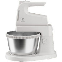 Міксер Electrolux стаціонарний 500Вт, насадки-4, чаша-метал, 3.5л, білий