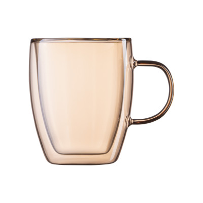 ARDESTO Набір чашок з ручками AGolden Moon з подвійними стінками, 270 мл, H 10 см, 2 од., боросилікатне скло ARDESTO Набір чашок з ручками AGolden Moon з подвійними стінками, 270 мл, H 10 см, 2 од., боросилікатне скло