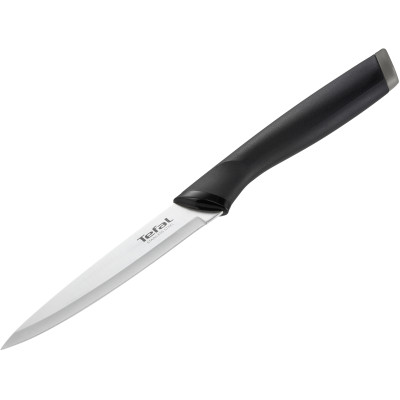 Кухонный нож универсальный Tefal Comfort, 12см, нержавеющая сталь, пластик, черный (K2213944)