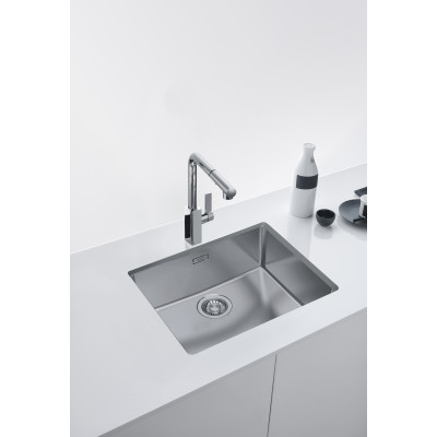 Мийка кухонна Franke Maris, нерж.сталь, прямокутник, без крила, 540х440х180мм, чаша - 1, врізна, MRX 110-50, нерж матова Мийка кухонна Franke Maris, нерж.сталь, прямокутник, без крила, 540х440х180мм, чаша - 1, врізна, MRX 110-50, нерж матова