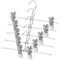 Набір вішаків з прищіпками для штанів ARDESTO 30см, 5шт, метал, ПВХ, білий