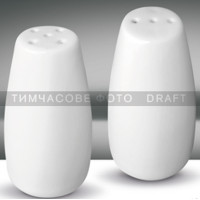 Набір для солі та перцю ARDESTO, 2 предмети, порцеляна, білий