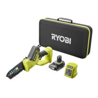 Ryobi Пила ланцюгова акумуляторна ONE+ HP RY18PSX15A-120T 18B 1х2А·год ЗП шина 15см безщіткова 6м/с 1.19кг кейс Ryobi Пила ланцюгова акумуляторна ONE+ HP RY18PSX15A-120T 18B 1х2А·год ЗП шина 15см безщіткова 6м/с 1.19кг кейс