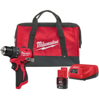 Шурупокрут-дриль акумуляторний Milwaukee M12 BLDDRC-201BRF 12В 2А·год 40Нм 0-1700об/хв ЗП С12 сумка 0.98кг Шурупокрут-дриль акумуляторний Milwaukee M12 BLDDRC-201BRF 12В 2А·год 40Нм 0-1700об/хв ЗП С12 сумка 0.98кг