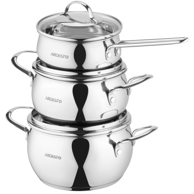 Набір посуду ARDESTO Gemini Liguria, 6 предметів, нержавіюча сталь