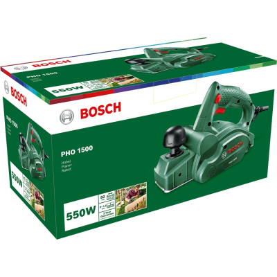 Рубанок Bosch PHO 1500 280Вт 82мм стругання до 1.5мм 2.55кг Рубанок Bosch PHO 1500 280Вт 82мм стругання до 1.5мм 2.55кг
