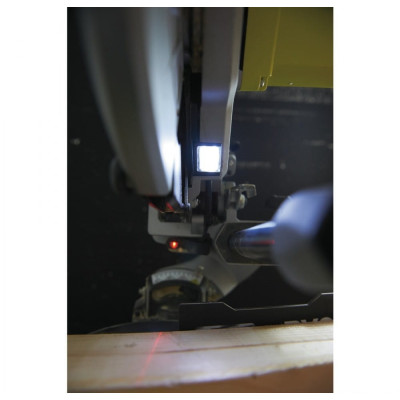 Ryobi Пила торцювальна EMS254L з протяжкою 2000Вт, 254 мм, 4500 об/хв, лазер Ryobi Пила торцювальна EMS254L з протяжкою 2000Вт, 254 мм, 4500 об/хв, лазер