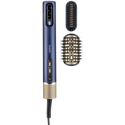 Стайлер Babyliss Air Wand, 1600Вт, темп.режимов-3, подвійна іонізація, 2 насадки, синій Стайлер Babyliss Air Wand, 1600Вт, темп.режимов-3, подвійна іонізація, 2 насадки, синій