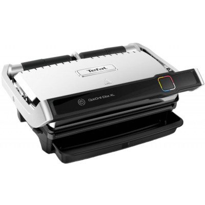 Гриль Tefal прижимний OptiGrill Elite XL 2200Вт, темп. режимів-16, з`ємні пластини, метал Гриль Tefal прижимний OptiGrill Elite XL 2200Вт, темп. режимів-16, з`ємні пластини, метал