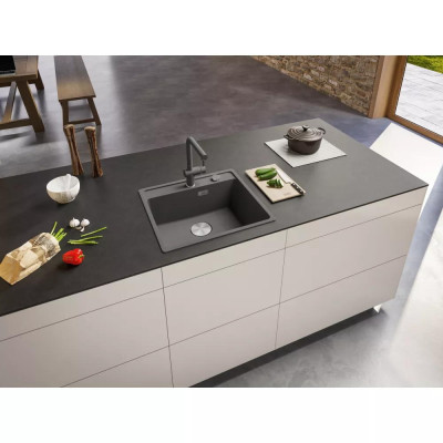 Комплект - мийка MRG 610-52 TL фраграніт, сірий сланець, 114.0716.704 і подрібнювач харч. відходів SLIM 50, 134.0715.098, вкл. Сифон Комплект - мийка MRG 610-52 TL фраграніт, сірий сланець, 114.0716.704 і подрібнювач харч. відходів SLIM 50, 134.0715.098, вкл. Сифон
