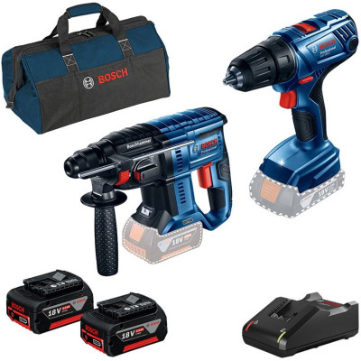 Bosch Набір інструменту Professional перфоратор GBH 180-LI + дриль-шуруповерт GSR 180-LI