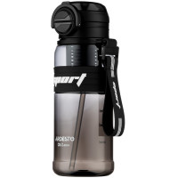 Пляшка для води ARDESTO Urban 850мл, пластик, чорний Пляшка для води ARDESTO Urban 850мл, пластик, чорний