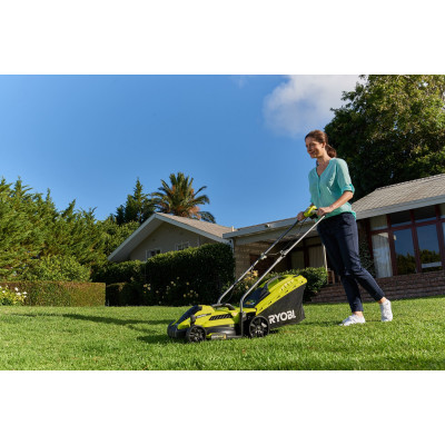 Газонокосилка Ryobi RLM13E33S 1300Вт 33см 35л 20-60мм EasyEdge 9кг (5133002343)