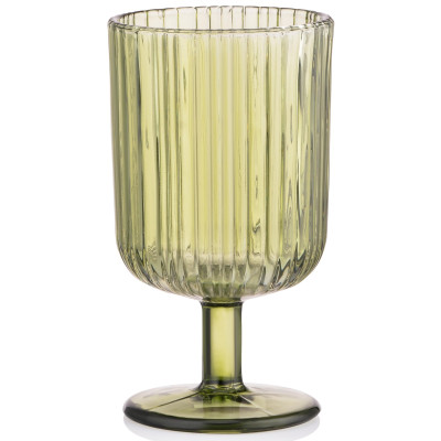 Набір келихів ARDESTO 300мл, 2шт, скло, зелений Набір келихів ARDESTO 300мл, 2шт, скло, зелений