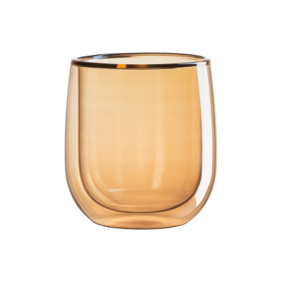 ARDESTO Набор чашек AGolden Moon с двойными стенками, 250 мл, H 9,5 см, 2 ед., боросиликатное стекло ARDESTO Набор чашек AGolden Moon с двойными стенками, 250 мл, H 9,5 см, 2 ед., боросиликатное стекло