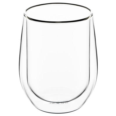 Набір чашок з подвійними стінками ARDESTO, 250мл, 2шт, боросилікатне скло, прозорий