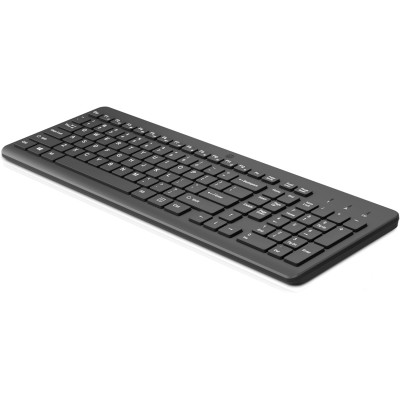 Клавіатура мембранна HP 220, 104key, WL, EN/UK, чорний