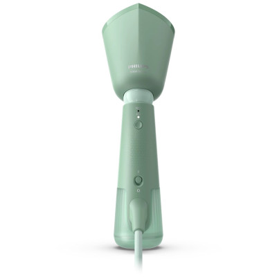 Відпарювач Philips компактний Series 5000, 1400Вт, 120мл, паровий удар -24гр, складана ручка, пластик, сіро-зелений