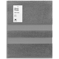 Рушник махровий ARDESTO Splendid 50х90см, 100% бавовна, сірий