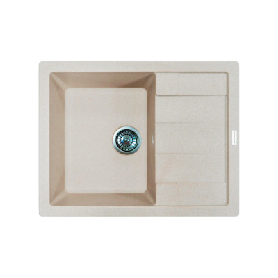 Мийка кухонна Adamant Anila, штучний камінь, прямокут., з крилом, 645х495х200мм, чаша - 1, врізна, Avena