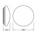 LEDVANCE Світильник світлодіодний SF Circular LED 350 18W/4000K IP44