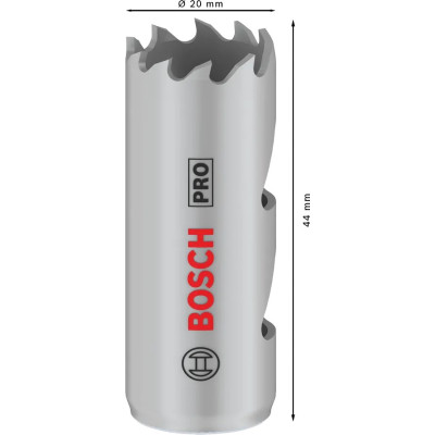 Коронка Bosch Professional Multi Material 20мм з різьбою Коронка Bosch Professional Multi Material 20мм з різьбою