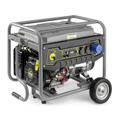 Бензиновый генератор Karcher PGG 6/1, 230 В (1 фаза), электрический запуск, 5/5,5 кВт, AVR, 79,6 кг Бензиновый генератор Karcher PGG 6/1, 230 В (1 фаза), электрический запуск, 5/5,5 кВт, AVR, 79,6 кг