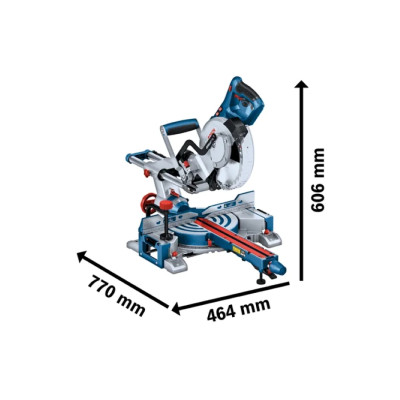 Пила торцювальна Bosch Professional GCM 305-216 D 1200Вт 5200об/хв диск 216мм 16.8кг