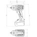 Metabo Гайковерт ударний SSW 18 LTX 400 BL, акумуляторний, 18В, без АКБ та ЗП