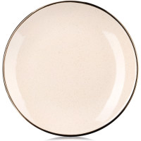 ARDESTO Тарілка десертна Emilia, 20см, кераміка, бежевий
